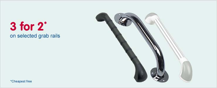Three for two on selected grab rails